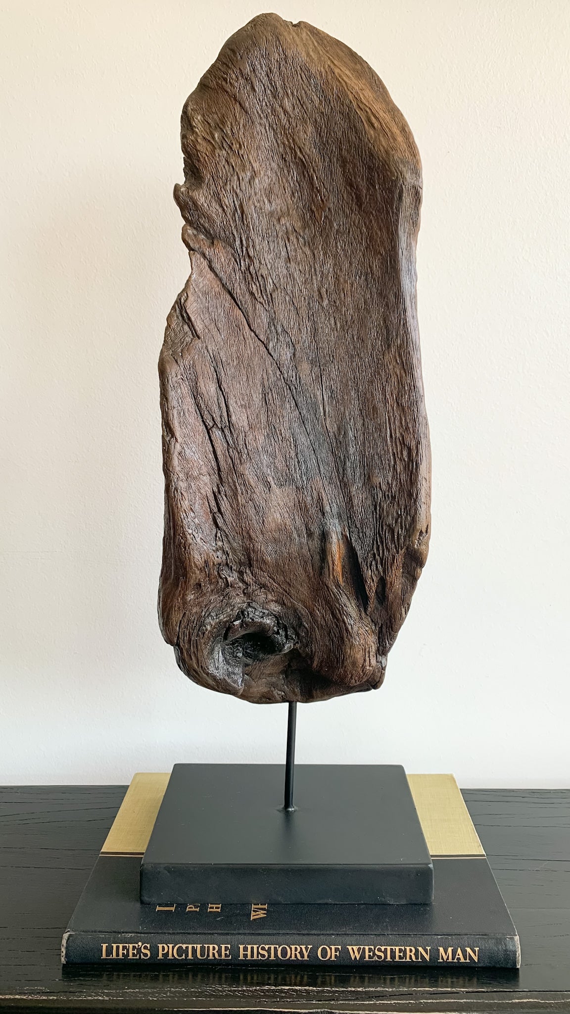 Escultura Villarica Madera Reciclada E