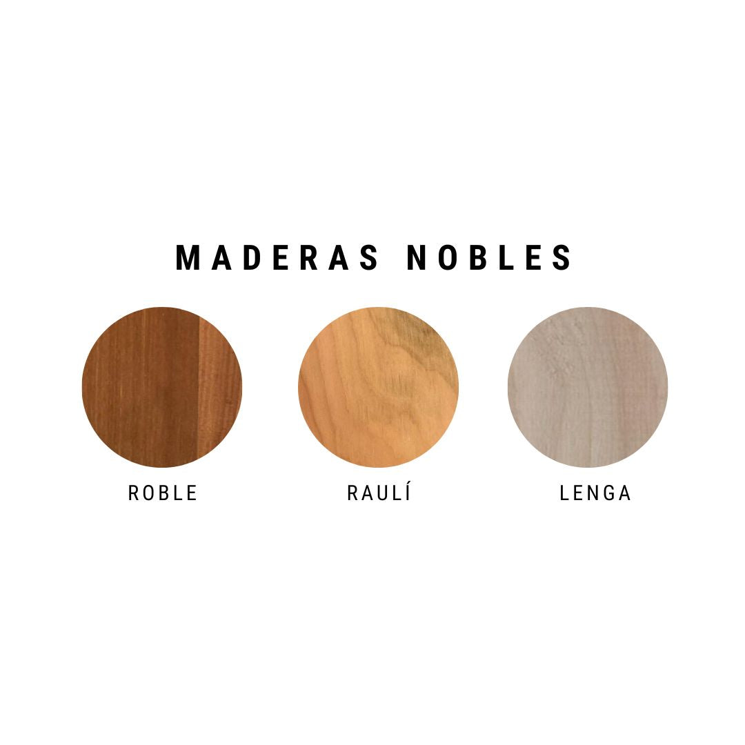 Mesa Huentelauquén Madera y Fierro