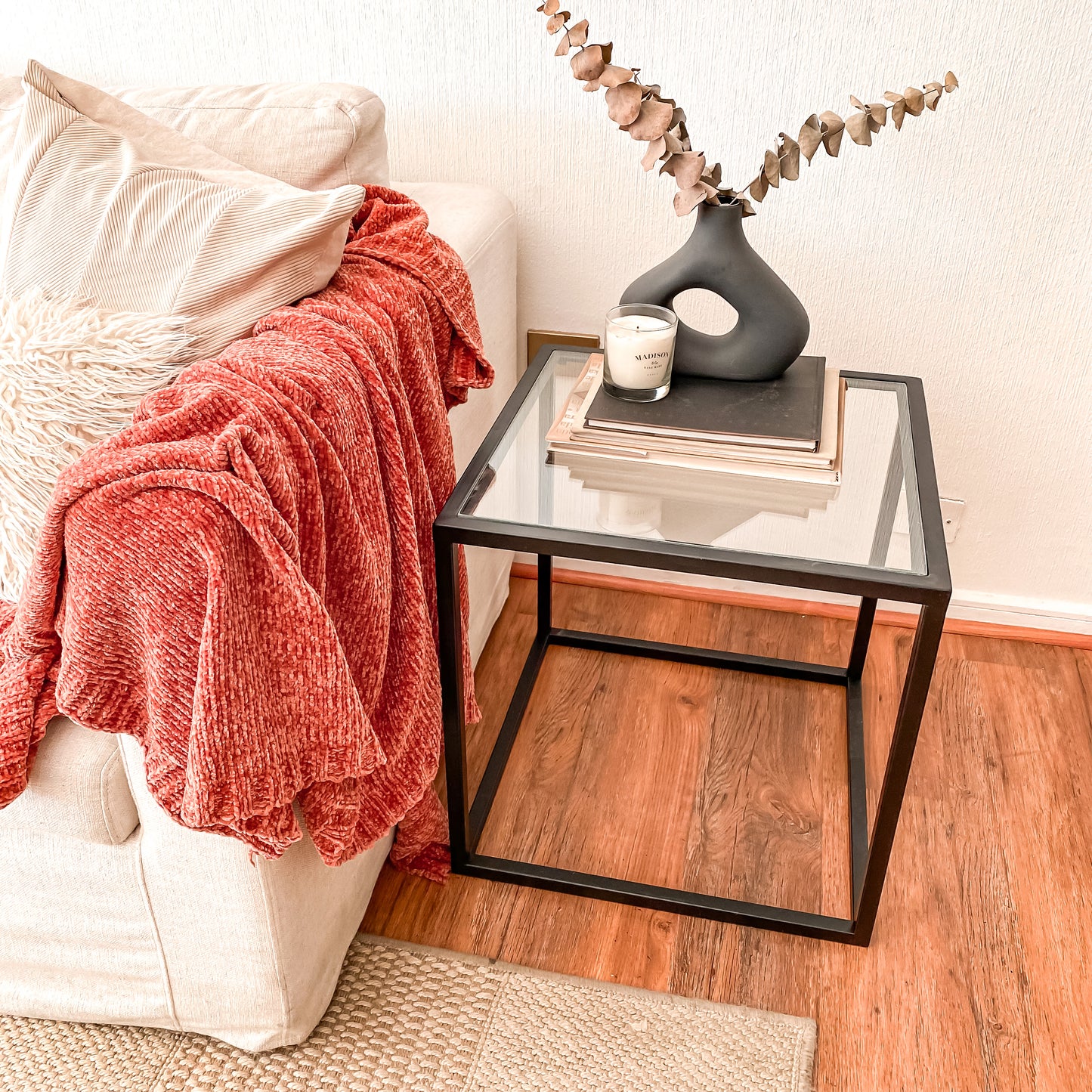 Mesa Chillán Vidrio y Fierro